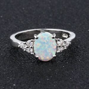 Natural Ethiopian Opal Stone 925 Sterling Silver Handmade Ring Wedding for Gift
