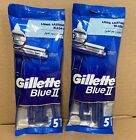 Gillette Blue 2 Disposable Razor (5 per pack = 10 Razors)