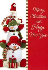Merry Christmas & Happy New Year - Christmas Greeting Card - 20832