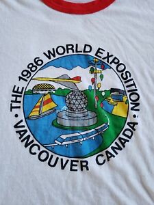 Vintage 1986 World Exposition Vancouver, Canada t-shirt (small to medium)