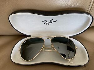 Ray-Ban RB3025 L0205 Aviator Sunglasses Gold, Classic 58mm Vintage