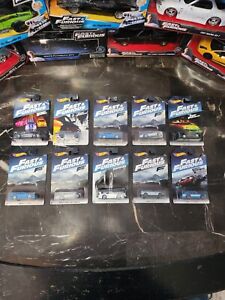 100% AUTHENTIC NEW HOT WHEELS FAST & FURIOUS LOT OF 10! SEE DISCRIPTION & PICS!!