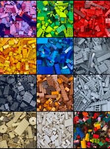 Brand New LEGO Bricks Parts and Pieces Bulk Lot - Select Color - 100 Random Pcs