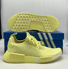 Adidas NMD_R1 Pulse Yellow White Boost Sneakers GX8382 Womens Size