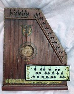 Vtg Antique  American Mandolin Harp Instrument USA Style B 1900 NJ