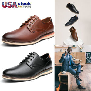 Men's Casual Dress Shoes Comfortable Business Work Breathable Shoes 6.5-13