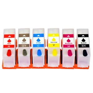 6Color 312 314 312XL 314XL Refillable Ink Cartridge No Chip for Epson XP-15000