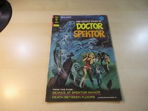OCCULT FILES OF DOCTOR SPEKTOR #4 GOLD KEY BRONZE AGE HIGH GRADE GOOD GIRL COVER