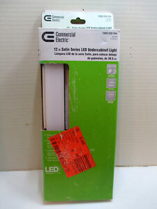 Commercial Electric 12 in Slim Satin LED Under Cabinet Light Dimmable BRAND NEW!