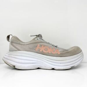 Hoka One One Womens Bondi 8 1127952 HMLR Gray Running Shoes Sneakers Size 8.5 B