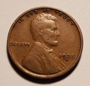 1928 D LINCOLN WHEAT PENNY #C397