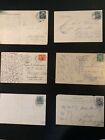 GERMANY  OLD POSTCARD, AIR MAIL COLLECTION, LOT OF 6