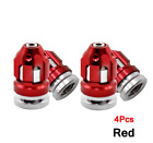 4x Tire Valve Caps Stem Air Dust Caps Dustproof Waterproof Red For Alfa Romeo (For: Ferrari Monza SP1)