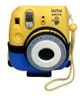 Fujifilm Instax Mini 8 Minion Instant Film Camera No Lens Cover TESTED & WORKING