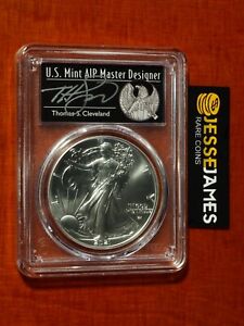 2021 SILVER EAGLE PCGS MS70 CLEVELAND SIGNED FREEDOM FIRST DAY OF ISSUE TYPE 2