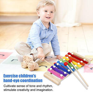 Xylophone for Kids Wood Xylophone w/ 2 Mallets Educational&Preschool for 3+ Kids