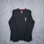 Polo Bear T Shirt Mens S Small Black Long Sleeve Ralph Lauren Tee