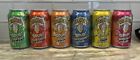 Warheads Sour Soda Pop 6 Collector Can FULL Set & FULL CANS