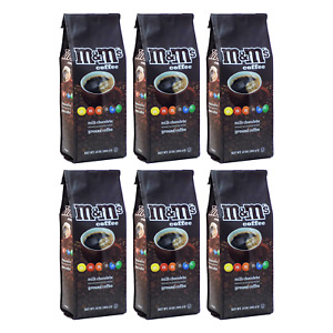 M&M's Milk Chocolate Flavored Ground Coffee, 10 oz bag, 6-pack