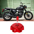 AUXITO Gas Aluminum Motorcycle Fuel Red Tank Cap Gas Lid 51-54mm Car New (For: Triumph Thruxton RS)