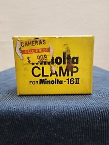 Minolta 16II Subminiature Spy Camera Flash Clamp, NOS, 6204-610
