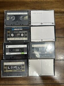 Lot of 8 Used Cassette Tapes Sold As Blanks Heavy Metal lot?
