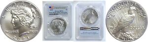 2021 $1 Peace Silver Dollar 100th Anniversary PCGS MS 70 First Strike