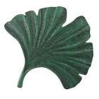 Art & Artifact Cast Iron Stepping Stones for Garden, Gingko Leaf Stepping Stones