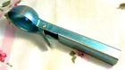 Vintage Blue Aluminum Ice Cream Scoop with Thumb Lever USA