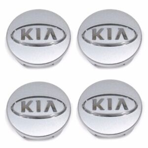 KIA Logo Wheel Center Hub Cap 4P OEM Parts For KIA Rio Optima Sorento Sedona (For: Kia Soul)