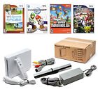 Authentic Wii Console System White + Pick Games, Controllers & Cords + US Seller