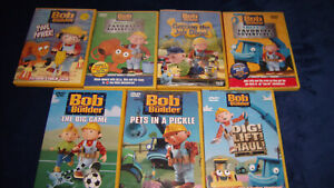 7 Bob The Builder DVDs, Lofty, Dig, Job, Big, Pets, Tool, Power, FREE SHIPPING!