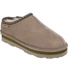 Bearpaw Women’s Lucille Water and Stain-Repellent Suede Mule Beige Size 9 New