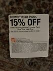New ListingHome Depot Coupon 15% OFF Behr Interior Paint Max discount $200 6/9/2024
