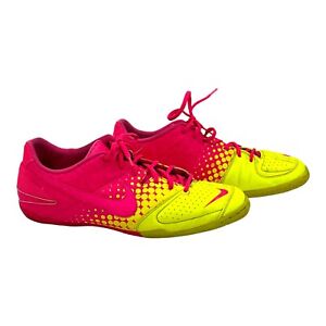 Nike 5 Elastico 415131-667 Indoor Soccer Shoes Mens Size 12 “Fuchsia Volt” Rare