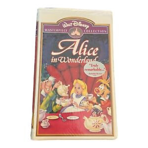 Alice in Wonderland VHS Clamshell 1998 Disney Masterpiece Collection - New!