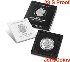2023 S Morgan Silver Dollar PROOF San Francisco .999 23XF US Mint Box with COA