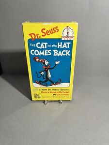 Dr. Seuss The Cat in the Hat Comes Back + Classics - VHS Tape