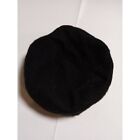 78% Wool One Size Black Beret Hat for Women