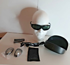 Wiley X WX Valor Z87-2 Sunglasses/Safety Glasses Anti-Fog 2 Straps, Cloth, Case