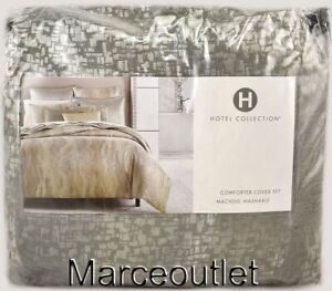 New ListingHotel Collection Terra KING Duvet Cover & Pillowshams Set Gray