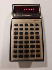 Vintage Texas Instruments Calculator TI-30 **TESTED & WORKS** w/original pouch