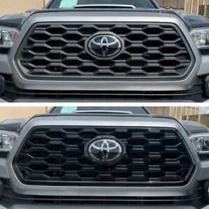 Fits 2020-2023 Toyota Tacoma TRD Black Mesh grille INSERT grill OVERLAY trim (For: 2021 Tacoma)