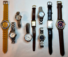 Estate Watch Collection Bulk Box Lot 9 Watches Including Guess Timex etc Jewelry