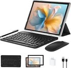 10 inch Android 13 Tablet, 8GB+64GB 1TB Expand, 2 in 1 Tablets with Keyboard