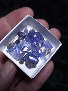 Exquisite 10 Gram Lot Of Blue Purple Tanzanite 50 Carats Direct From Tanzania