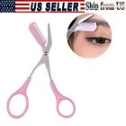 Eyebrow Trimmer Scissors Comb Shaping Grooming Makeup Women Hair Cutting Tool