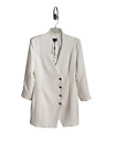 Bardot Ivory Olivia Blazer Dress Long Sleeve with Pockets NEW Size 8