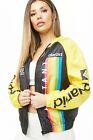 Polaroid Womens Colorblock Hooded Windbreaker Jacket New Medium