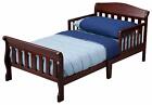 Toddler Bed With Safety Rails Children Kids Girls Boys Contemporary Wood Cherry
